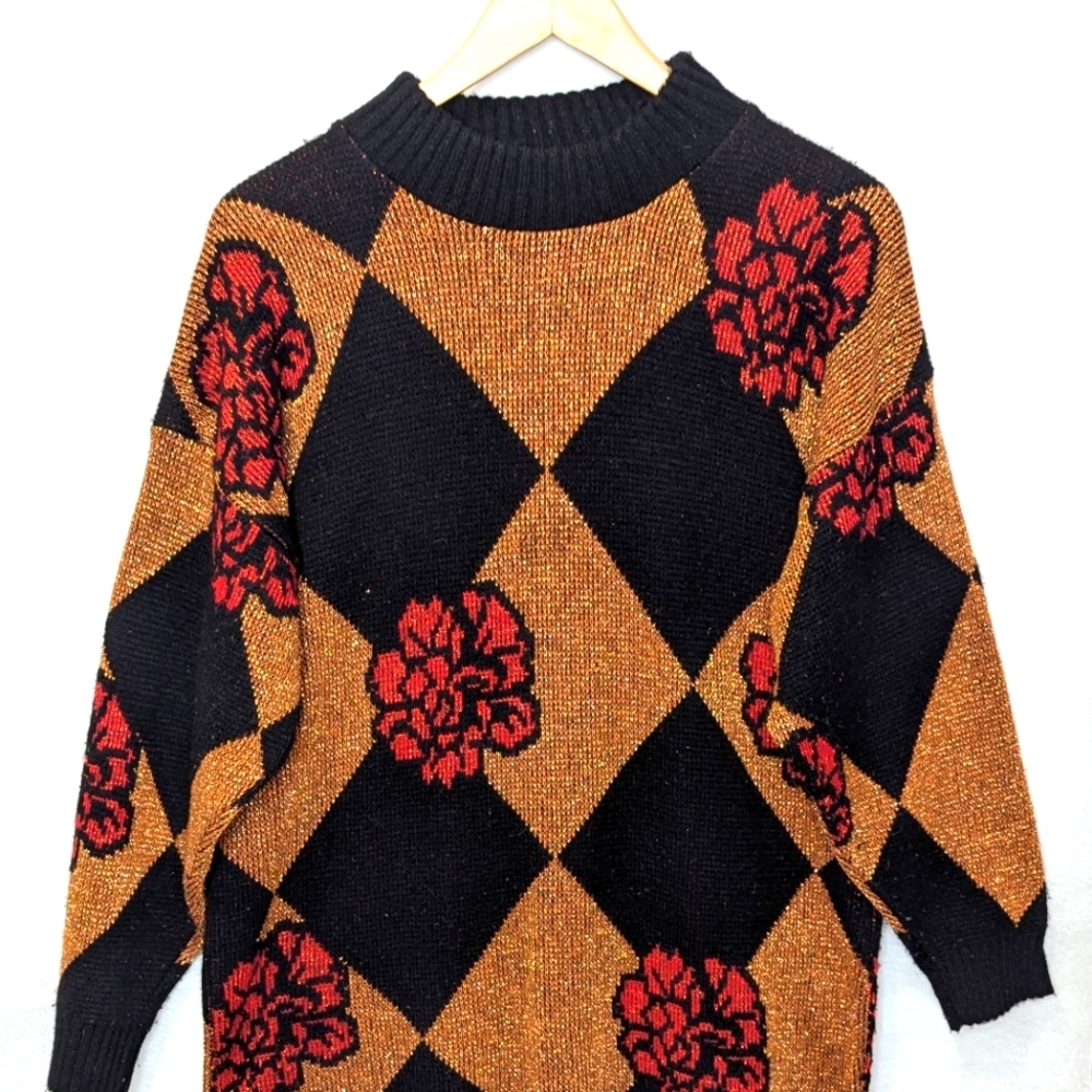 Vintage 80's Oversized Dana Scott Sweater - Picture 2 of 7
